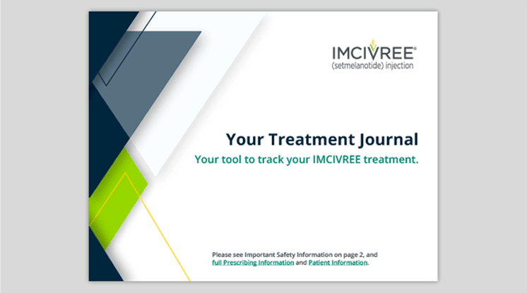 IMCIVREE® (setmelanotide) treatment journal thumbnail