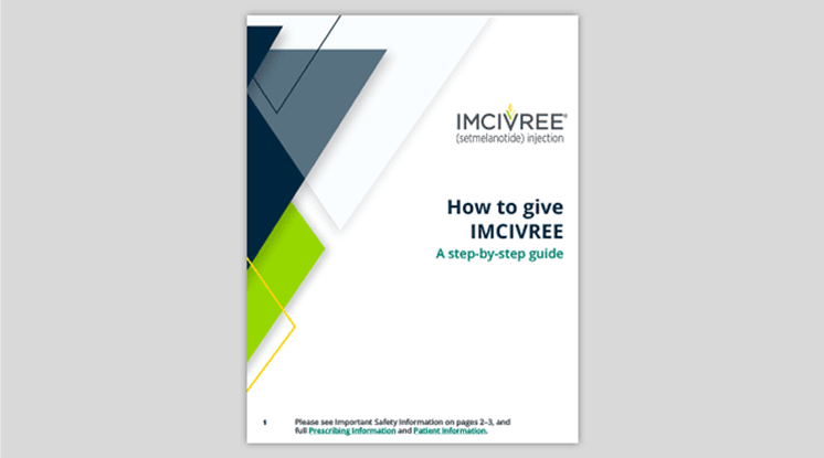 IMCIVREE® (setmelanotide) injection brochure thumbnail